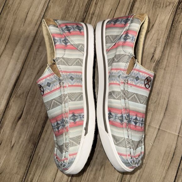 Twisted X® Children's Hooey Loper Pink Multi Slip On Shoes YHYC007 Size 5 - Picture 8 of 13